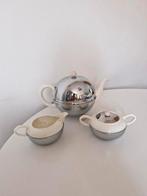 Art deco theepot / koffiepot roomstel rvs thermos van Nelle, Ophalen of Verzenden