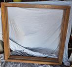Hardhouten raamkozijnen 3 stuks van 120 cm. bij 120 cm., Doe-het-zelf en Verbouw, Ophalen, Gevelraam of Ruit, Gebruikt, 80 tot 120 cm