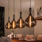 Hanglamp Suki Smoke glas, 4-lamps van Lifestylefurn, Ophalen, ., Nieuw, Glas