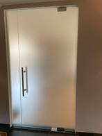 Glazen taatsdeur mat glas, Doe-het-zelf en Verbouw, Deuren en Horren, Ophalen, Gebruikt, Binnendeur, Glas