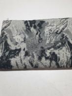 Stretch zwart ecru abstract (215)