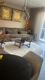 Salontafel Set Marmer - Enza Goossens, Huis en Inrichting, Tafels | Salontafels, Sjiek, Rond, Zo goed als nieuw, Minder dan 50 cm