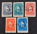 Nederland 1945 - nvph 444-448 - Kinderzegels, Postzegels en Munten, Postzegels | Nederland, Verzenden, Na 1940, Gestempeld