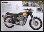 Duitse folder Triumph Trident T150V - 1974, Verzenden, Triumph