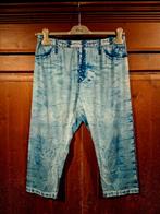 3/4 stretch legging jeans print lichtblauw XL = 44/48, Kleding | Dames, Leggings, Maillots en Panty's, Blauw, Nieuw, Ophalen of Verzenden