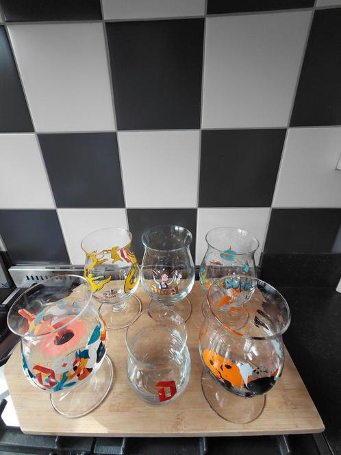 6 Duvel Bierglazen, Verzamelen, Biermerken, Zo goed als nieuw, Glas of Glazen, Duvel, Ophalen of Verzenden