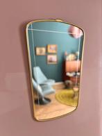 Prachtige vintage messing spiegel jaren 60/70, Huis en Inrichting, Woonaccessoires | Spiegels, Onbekend, Jaren 60/70, Ophalen of Verzenden
