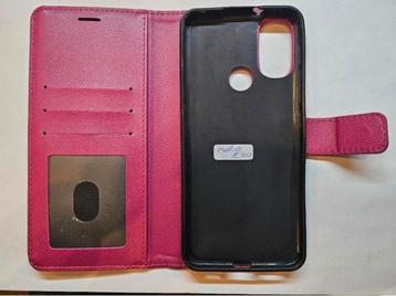 Hoesje voor Motorola Moto E20 Boekhoes Roze Pink Cover Case beschikbaar voor biedingen