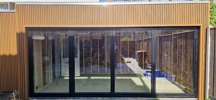 vouwwand harmonica schuifpui harmonicapui zie prijzen!, Doe-het-zelf en Verbouw, Kozijnen en Schuifpuien, Nieuw, Schuifpui, Aluminium