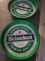 Vintage Dienbladen - Heineken & Amstel, Ophalen of Verzenden, Gebruikt, Rond, Kunststof
