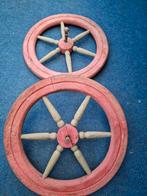 Houten karrenwiel, Ophalen