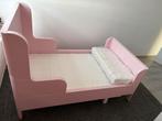 Meegroei bed roze met extras, 85 tot 100 cm, Ophalen of Verzenden, Zo goed als nieuw, Matras