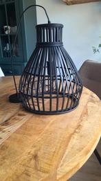 Hanglamp zwart hout, Ophalen, Zo goed als nieuw, Hout, Minder dan 50 cm