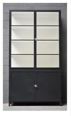 Old Basics apothekerskast Demi, Ophalen, 200 cm of meer, 25 tot 50 cm, Glas