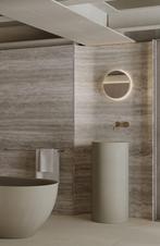 Natuursteenlook  Travertin Veincut Silver198x598x9mm, 60 cm of meer, Nieuw, Ophalen of Verzenden, 10 m² of meer