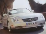 Lexus SC 430 Brochure, Verzenden, Zo goed als nieuw, Overige merken