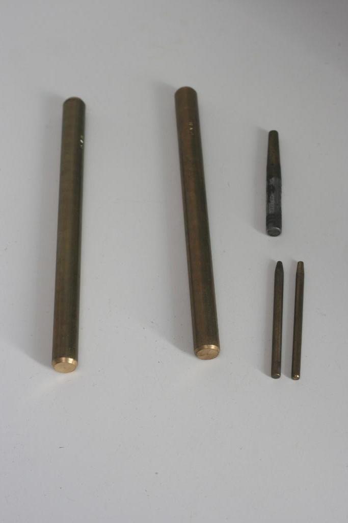 Set doorslagen doorslag demontagepen messing, Auto diversen, Autogereedschap, Zo goed als nieuw, Ophalen of Verzenden