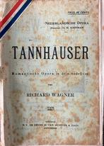 Tekstboek opera Tannhauser 1923 Richard Strauss in goede sta, Gelezen, Artiest, Ophalen of Verzenden, Richard Strauss