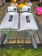 Dubbele friteuse, 3 tot 4 liter, Ophalen, Zo goed als nieuw, Uitneembare binnenpan