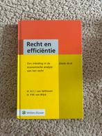 Recht en efficiëntie, Boeken, Ophalen of Verzenden, Zo goed als nieuw, WO