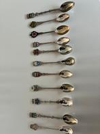 Verzilverde lepeltjes +zilver geboortelepel WA, Ophalen, Zilver