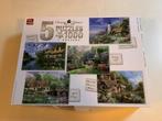 King puzzels 1000 stukjes 5 x 1000 stukjes in 1 doos, Ophalen of Verzenden, 500 t/m 1500 stukjes, Zo goed als nieuw