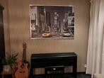 Schilderij New York Skyline met gele taxi - 140x100cm, Ophalen, Zo goed als nieuw