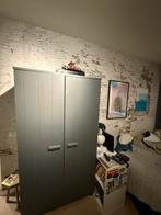 Kledingkast Woood steel grey 2 deurs, Kinderen en Baby's, Kinderkamer | Complete kinderkamers, Ophalen, Zo goed als nieuw, Jongetje of Meisje