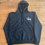 Zwarte Stüssy Hoodie met Backlogo - M - Nieuw, Kleding | Heren, Truien en Vesten, Zwart, Stussy, Nieuw, Verzenden