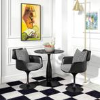 Moderne Ronde Eettafel voor 2 NIEUW IN DOOS, Rond, Ophalen of Verzenden, Minder dan 50 cm, Kunststof