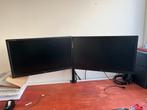 Dubbele Monitor Setup - Iiyama ProLite B2483HS, Computers en Software, Monitoren, Gebruikt, Hoofdtelefoonaansluiting, Full HD