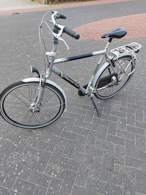 Stevige goedfietsende 28 inch Sparta herenfiets., Fietsen en Brommers, Fietsen | Heren | Herenfietsen, Gebruikt, Sparta, Versnellingen