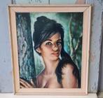 Vintage lijst met afbeelding Tina Lynch/zigeunerin, Ophalen