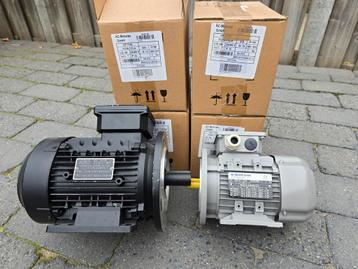 5 nieuwe elektromotoren- 4x 0,55 kW , 1x 1,5 kW beschikbaar voor biedingen