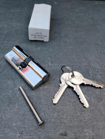 2x Profielcilinder slot poortdeur tuindeur beschikbaar voor biedingen
