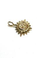 18k gouden zon hanger, Gebruikt, Overige voorstellingen, -, -
