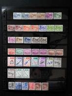 Indonesië, mooie collectie postzegels op insteekkaarten, Ophalen of Verzenden, Gestempeld, Nederlands-Indië