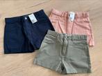 NIEUW: 3 H&M shorts/ korte broeken maat 158, Broek, Meisje, H&M, Nieuw