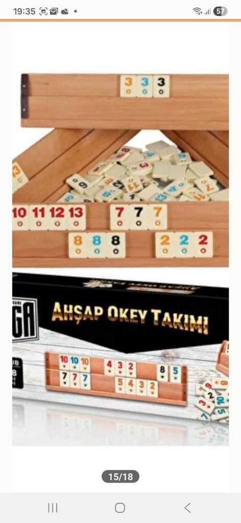 👋👋👋Nieuwe Houten Okey Set - 4 Personen - Compleet👋👋👋, Hobby en Vrije tijd, Modelauto's | 1:87, Nieuw, Bus of Vrachtwagen