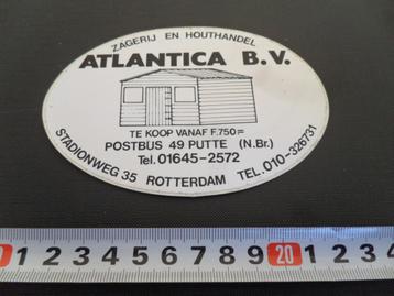 sticker Rotterdam ATLANTICA BV  zagerij en houthandel (Putte beschikbaar voor biedingen