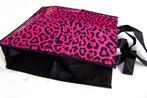 fuchsia roze panther print shopper tas gothic punk rockabily, Verzenden, Nieuw, Roze, Overige merken