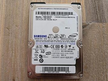 Samsung HM160HC 160GB 2,5" IDE laptop hardeschijf beschikbaar voor biedingen