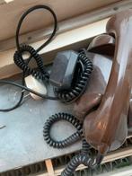 Vintage Bruine Telefoon - Jaren '70/'80, Telecommunicatie, Vaste telefoons | Niet Draadloos, Ophalen of Verzenden, Gebruikt