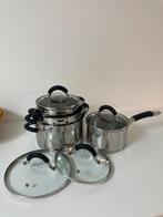 Sola. Kookpannen  set v.4, Huis en Inrichting, Keuken | Potten en Pannen, Ophalen, Gebruikt, Pannenset, Rvs