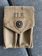 WO2 Colt .45 Ammo Pouch 1942 gemerkt op naam, Verzamelen, Militaria | Tweede Wereldoorlog, Duitsland, Ophalen of Verzenden, Landmacht