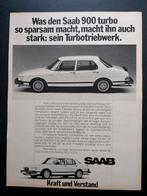 Oude reclame / Advertentie SAAB 900 Turbo 1981 (Duits), Boeken, Ophalen of Verzenden, Gelezen, Overige merken