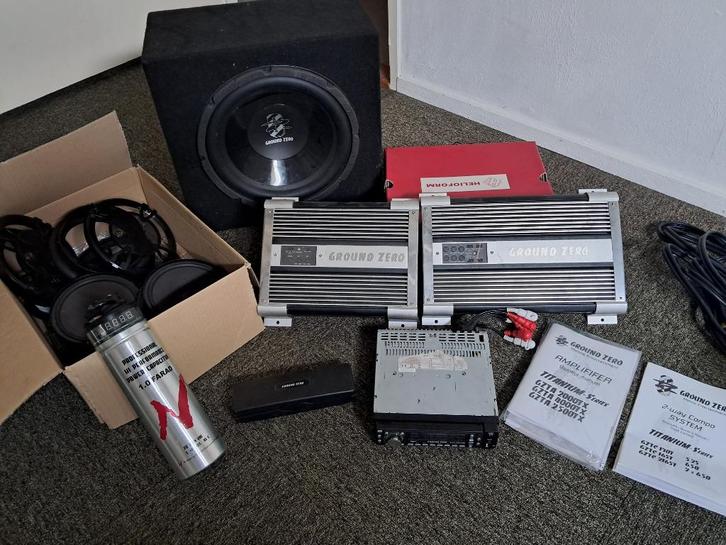 groud zero audio set, Auto diversen, Autospeakers, Gebruikt, Ophalen