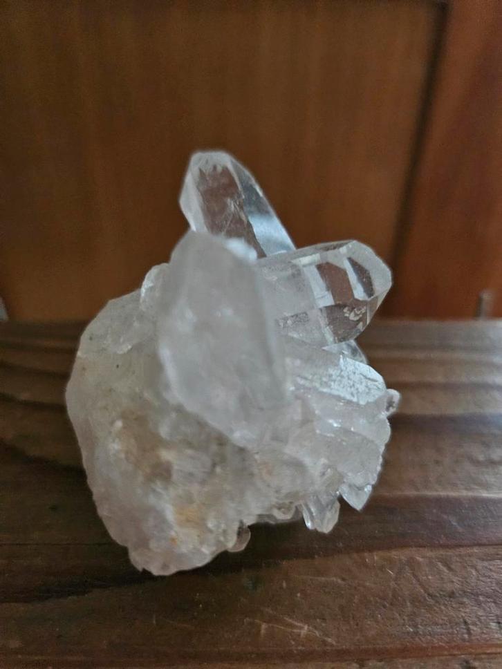 Prachtig Bergkristal Cluster, Verzamelen, Mineralen en Fossielen, Mineraal, Ophalen of Verzenden