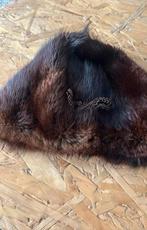 Vintage bont mutsje hoedje, Ophalen of Verzenden, Zo goed als nieuw, One size fits all