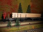 Märklin 4684 en 4697 3x draaischemelwagons met houtlading, Hobby en Vrije tijd, Modeltreinen | H0, Nieuw, Wisselstroom, Treinset